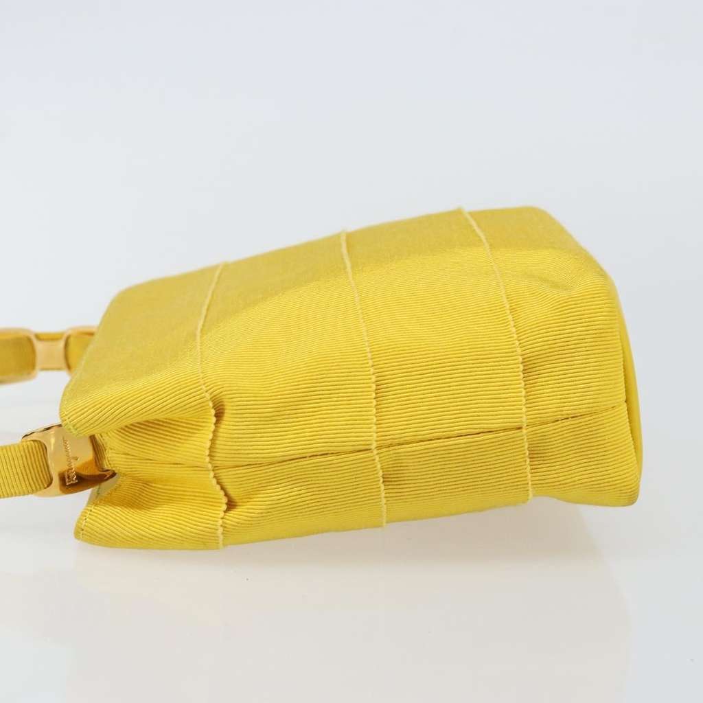 Salvatore Ferragamo Vala Handbag Yellow Good condition - Model View
