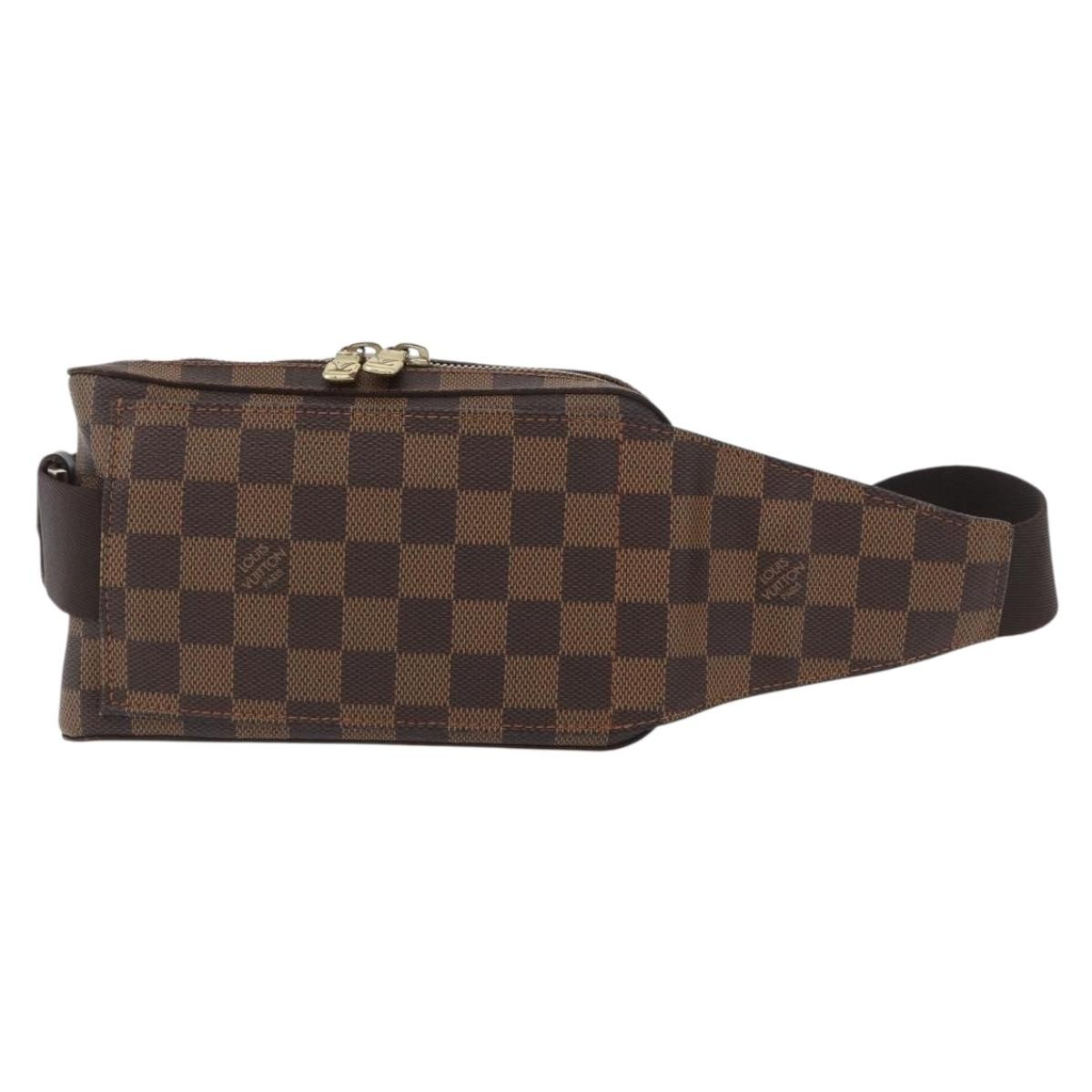 Louis Vuitton Geronimos Waist Bag Brown Canvas Good condition - Back View