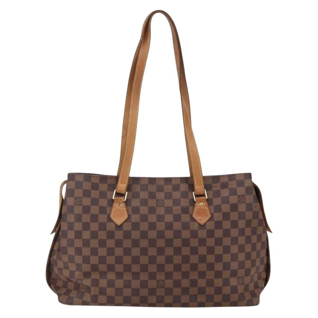 Louis Vuitton Chelsea Handbag Brown Canvas Good condition - Back View