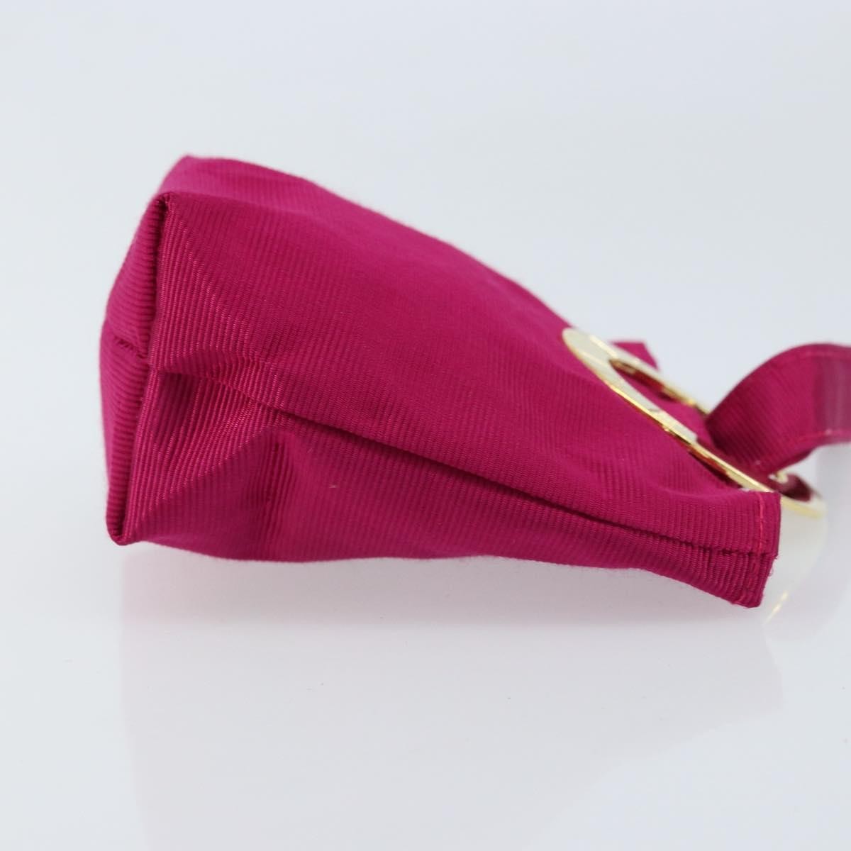 Celine Circle Logo Pouch Pink Canvas Good condition - Inside View