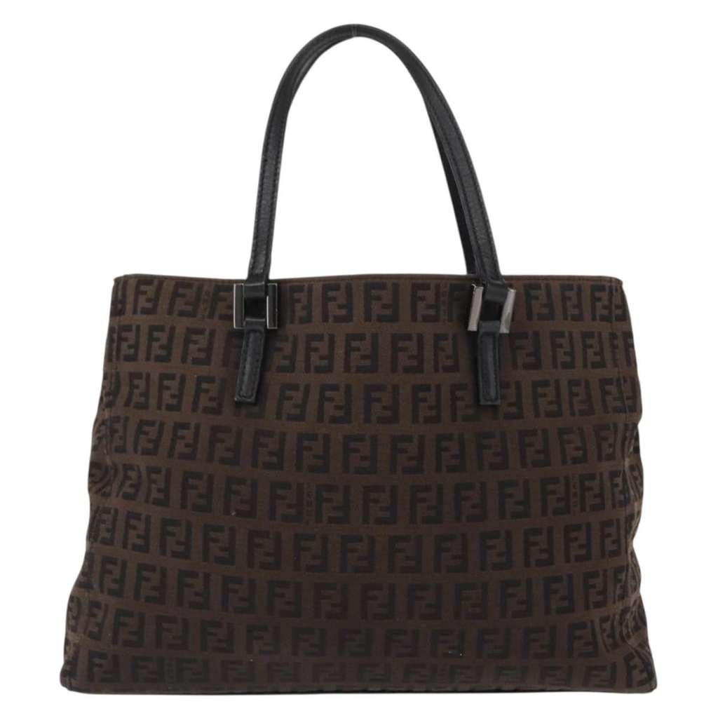 Fendi Zucca Tote bag Brown Canvas Good condition - Back View