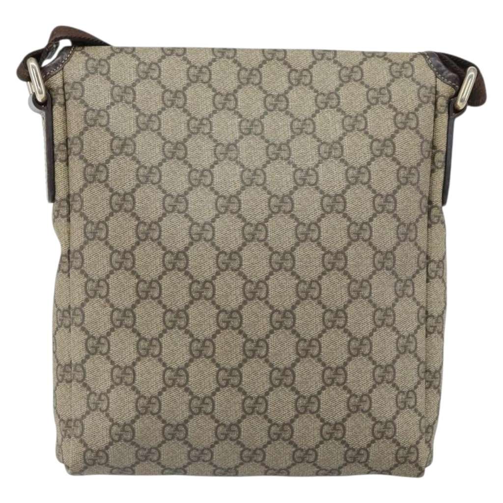 Gucci Flap Messenger Beige Good condition - Back View