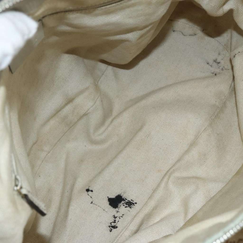 Gucci Sukey Top Handle Satchel Beige Canvas Good condition - Box View