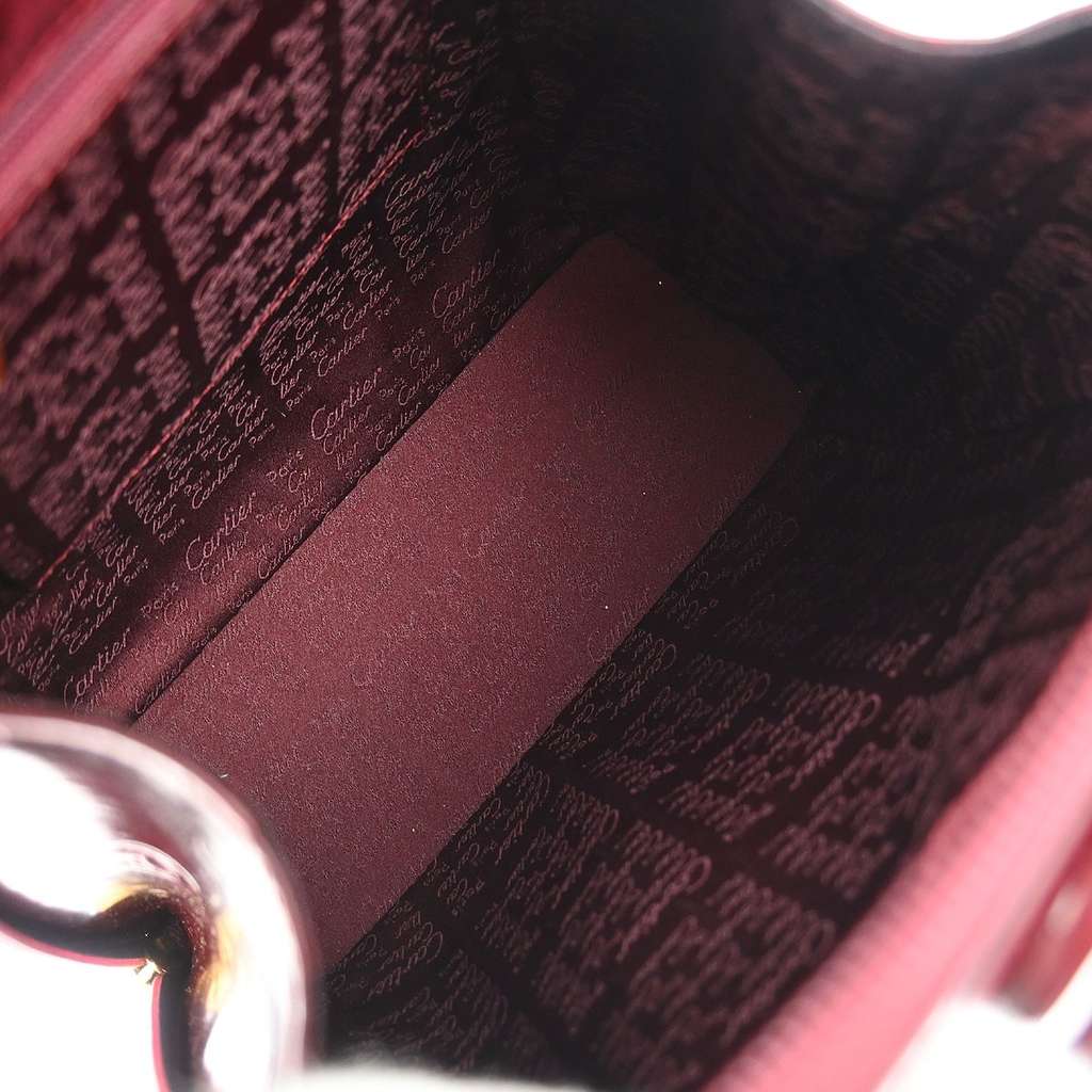 Cartier Happy birthday backpack Burgundy Good condition - Inside View