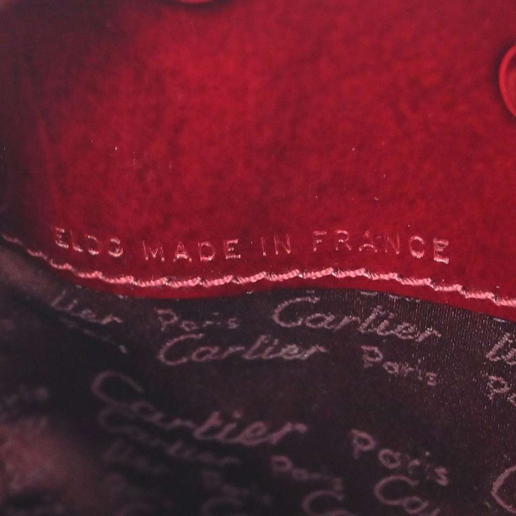 Cartier Happy birthday backpack Burgundy Good condition - Model View