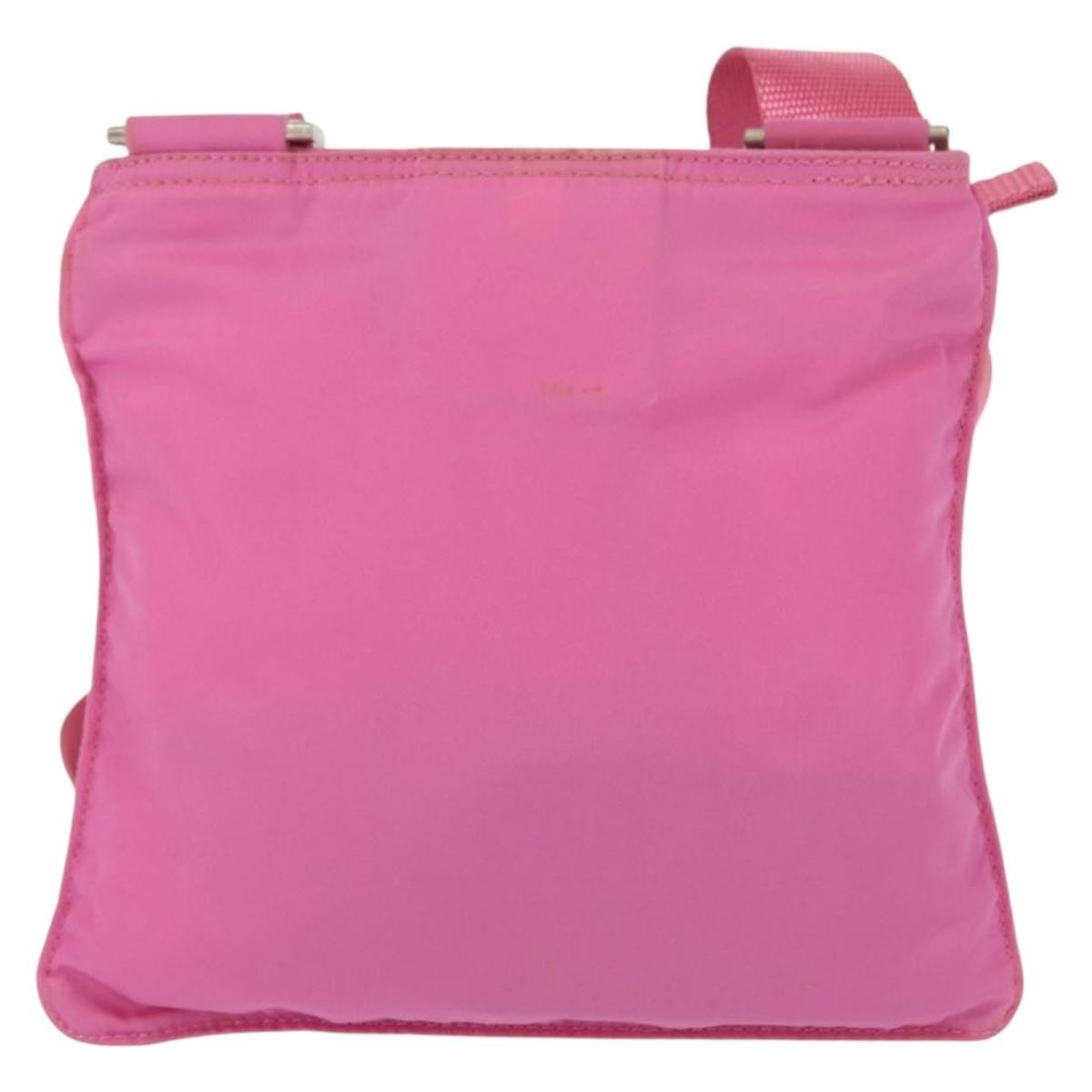 Prada Front Pocket Messenger Bag Pink Good condition - Back View