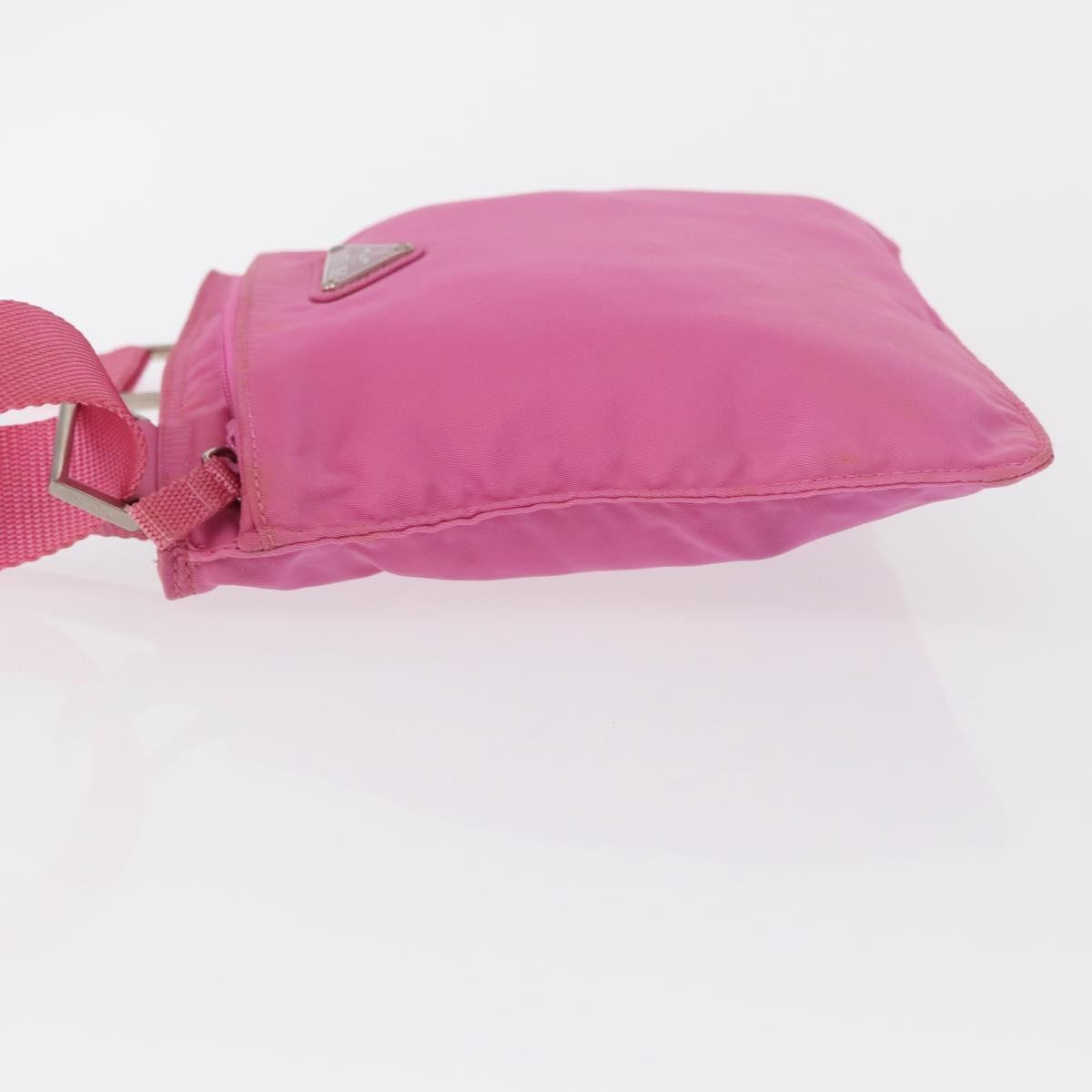 Prada Front Pocket Messenger Bag Pink Good condition - Model View