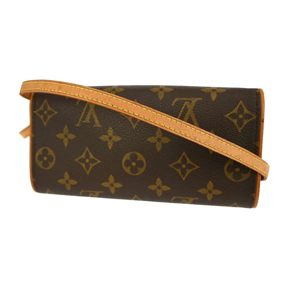 Louis Vuitton Twin Handbag Brown Canvas Good condition - Back View