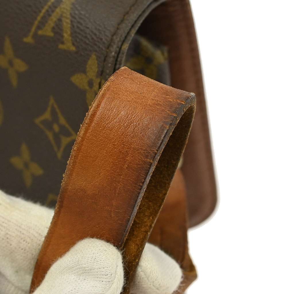 Louis Vuitton Cartouchiere Handbag Brown Canvas Fair condition - Box View