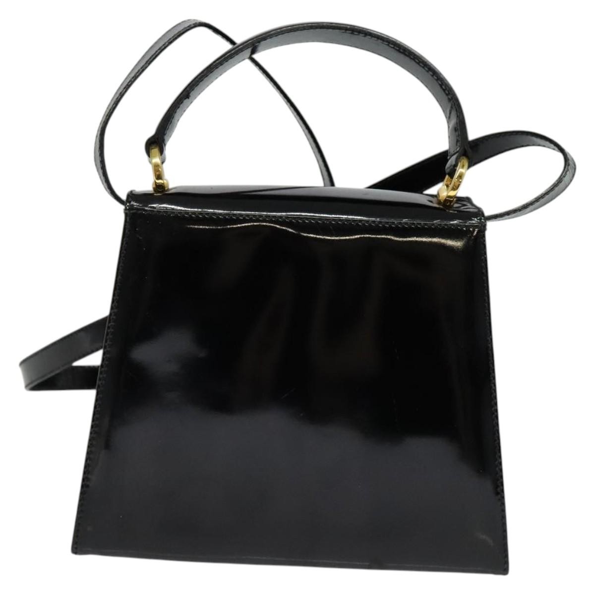 Salvatore Ferragamo Vintage Vara Bow Top Handle Bag Black Good condition - Back View