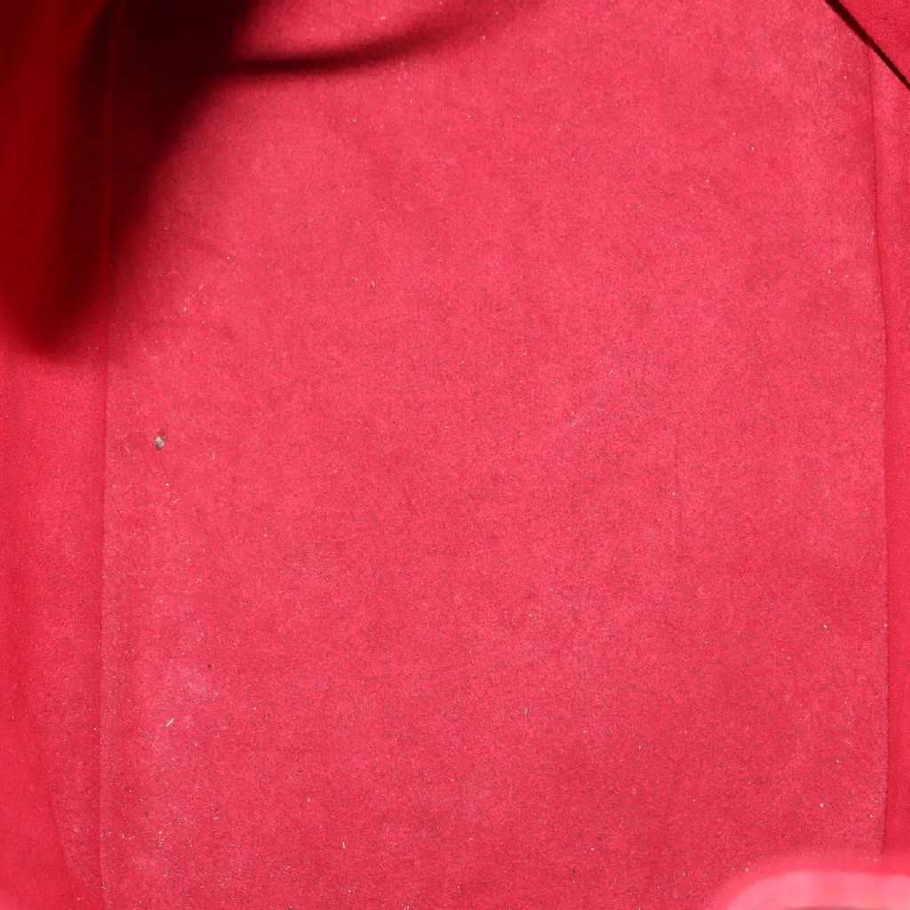 Louis Vuitton Noe Handbag Red Leather Fair condition - Box View