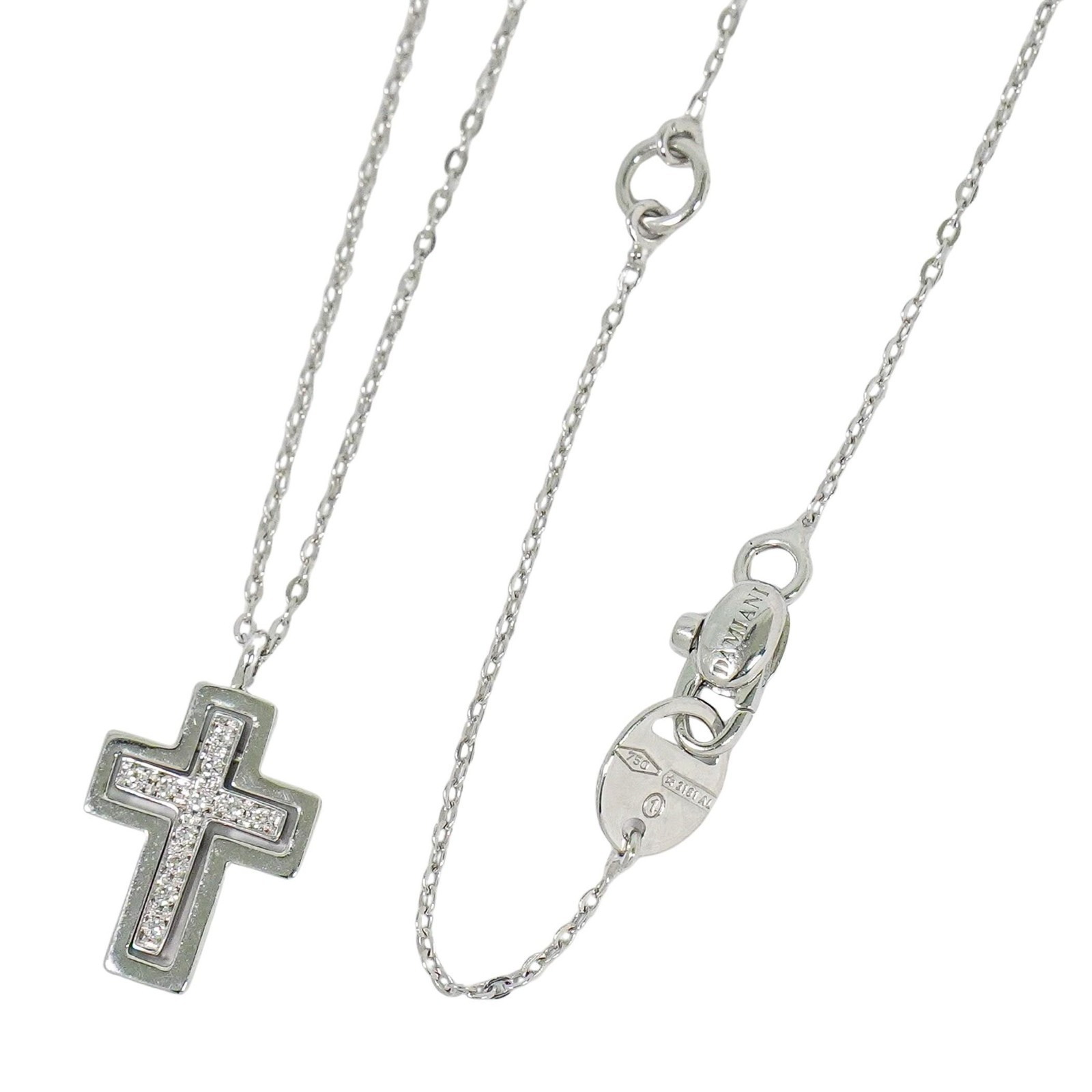 Damiani Belle Epoque Pendant Necklace White Good condition - Back View