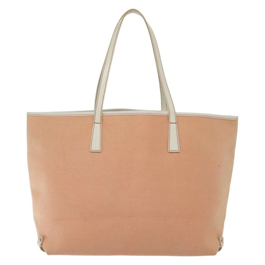 Burberry Blue Label Tote Bag Pink Canvas Good condition - Back View