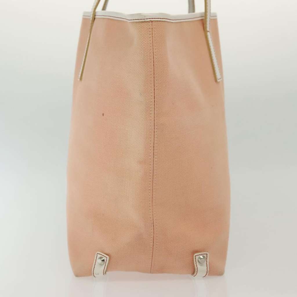Burberry Blue Label Tote Bag Pink Canvas Good condition - Model View