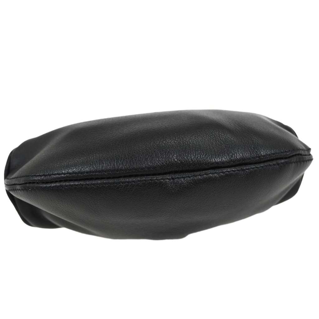 Salvatore Ferragamo Chain Gamaguchi shoulder bag Black Leather Good condition - Box View