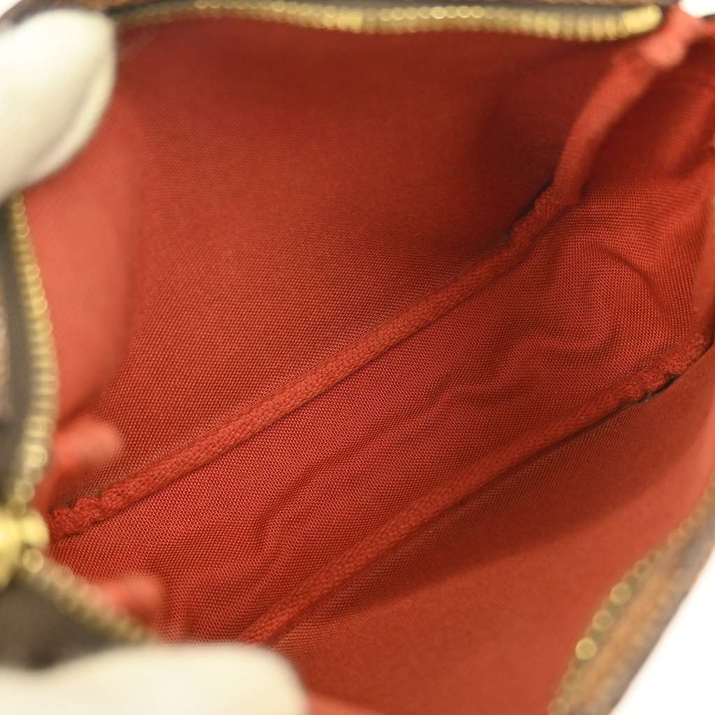 Louis Vuitton Trousse Make Up Bag Brown Canvas Good condition - Inside View