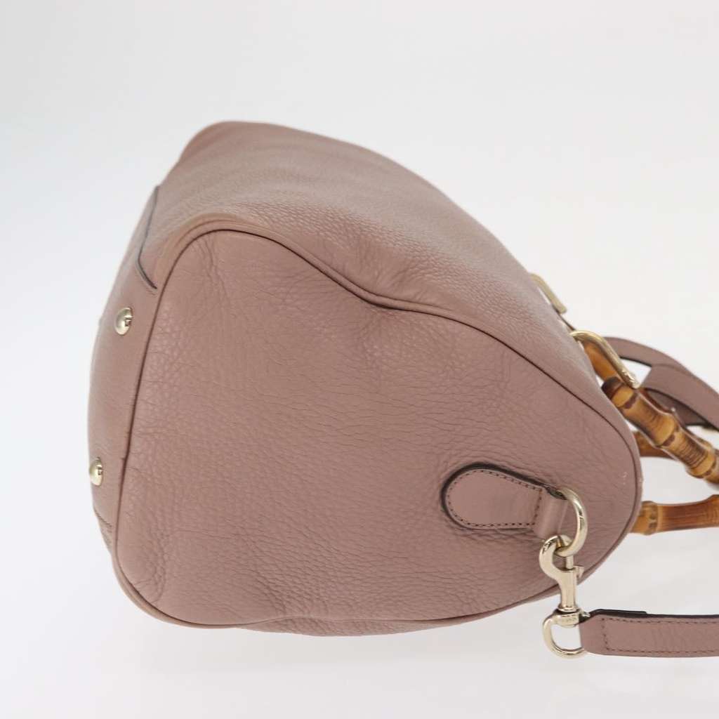 Gucci Bamboo Shopper Tote Pink Leather Good condition - Inside View