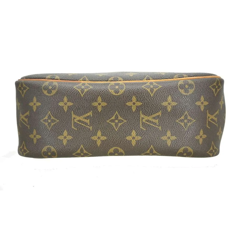 Louis Vuitton Trouville Handbag Brown Canvas Fair - Inside View