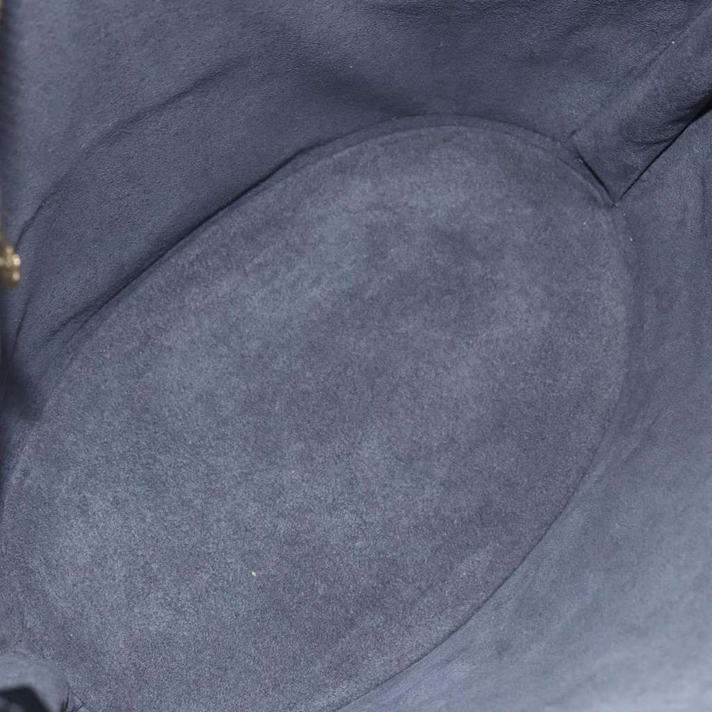 Louis Vuitton Saint Jacques Handbag Black Leather Fair condition - Box View