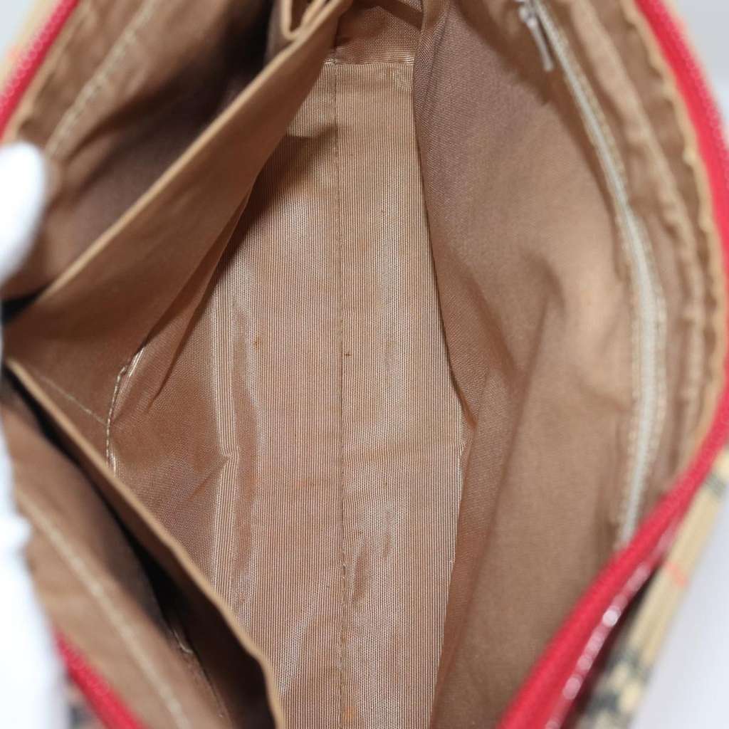 Burberry Nova Check Tote Beige Canvas Good condition - Box View