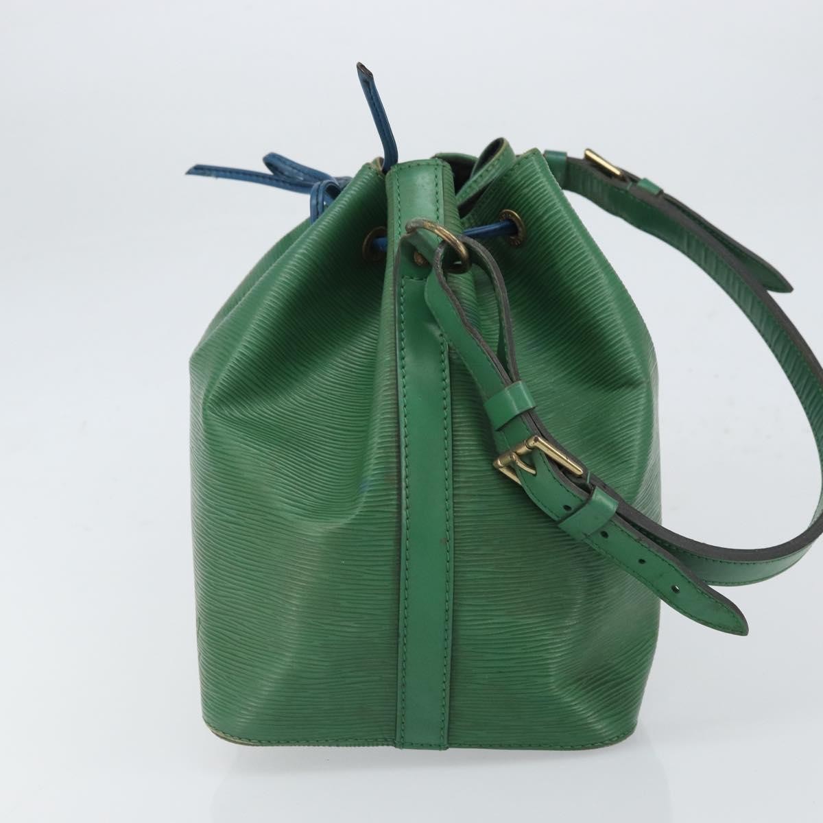 Louis Vuitton Petit Noe Handbag Green Leather Fair condition - Inside View