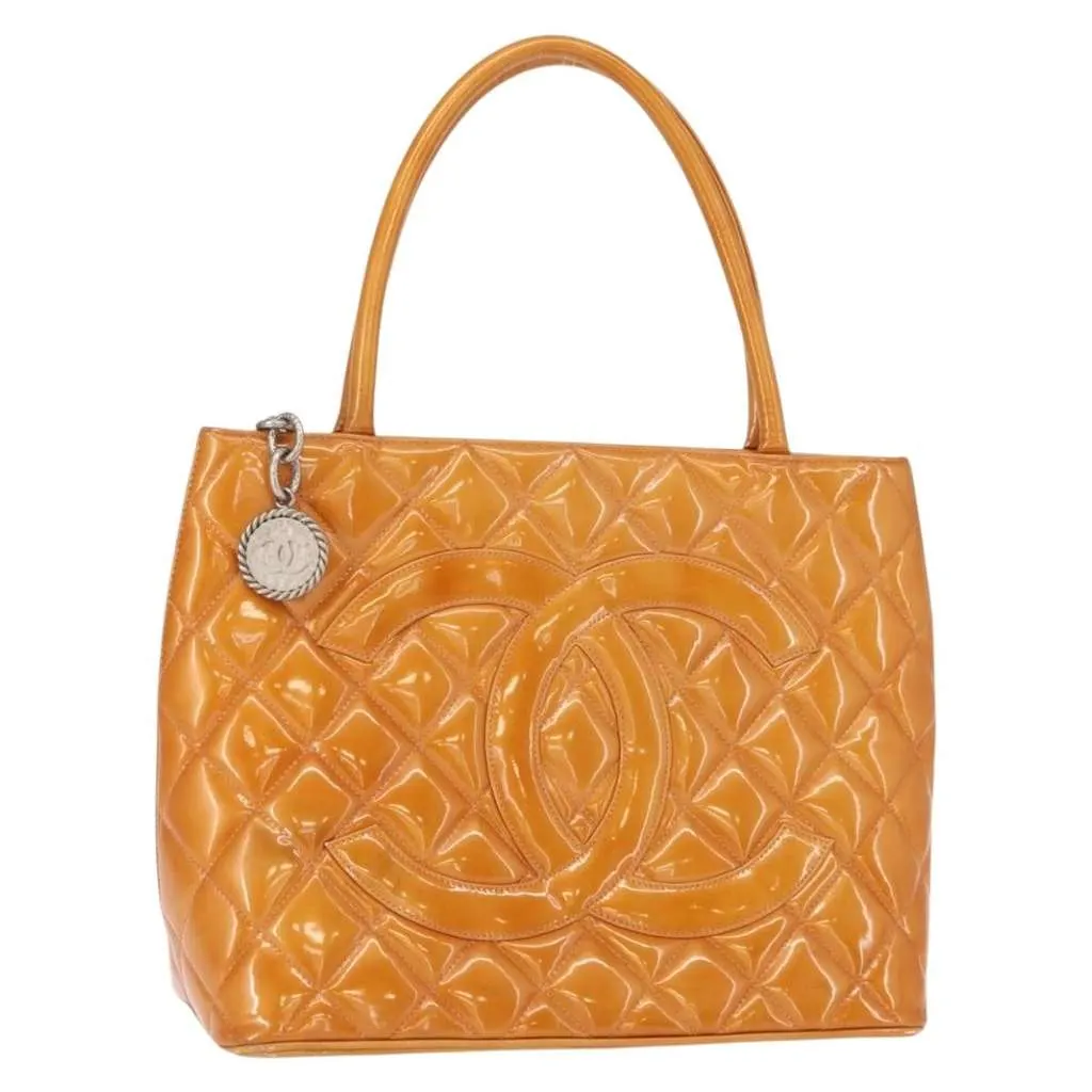 Chanel Medallion Tote Beige Good - Front View