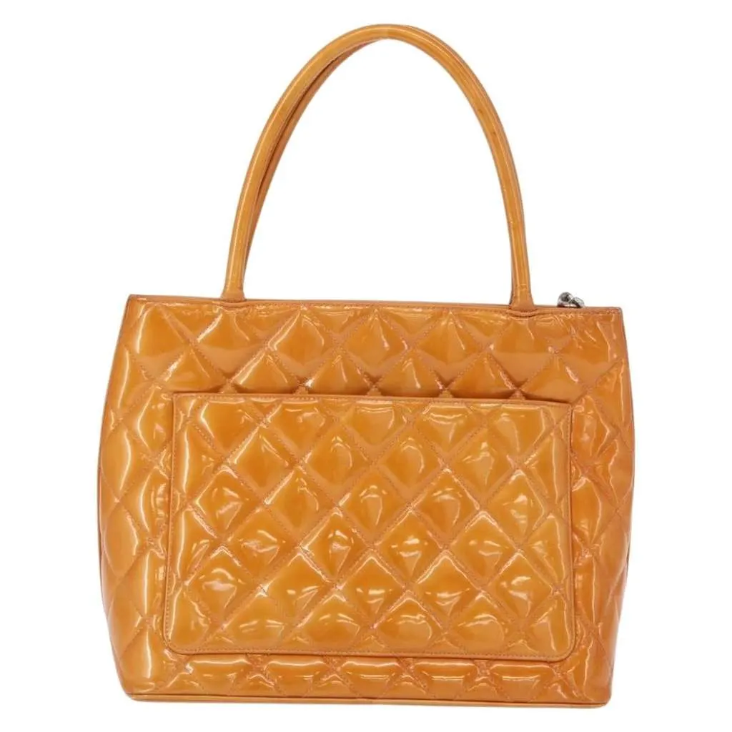 Chanel Medallion Tote Beige Good - Back View