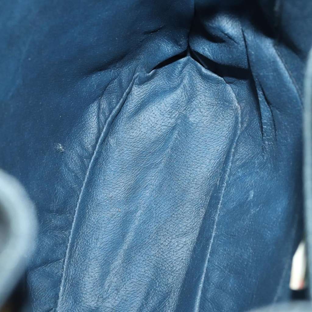 Gucci Drawstring Bucket Bag Navy Fair condition - Box View