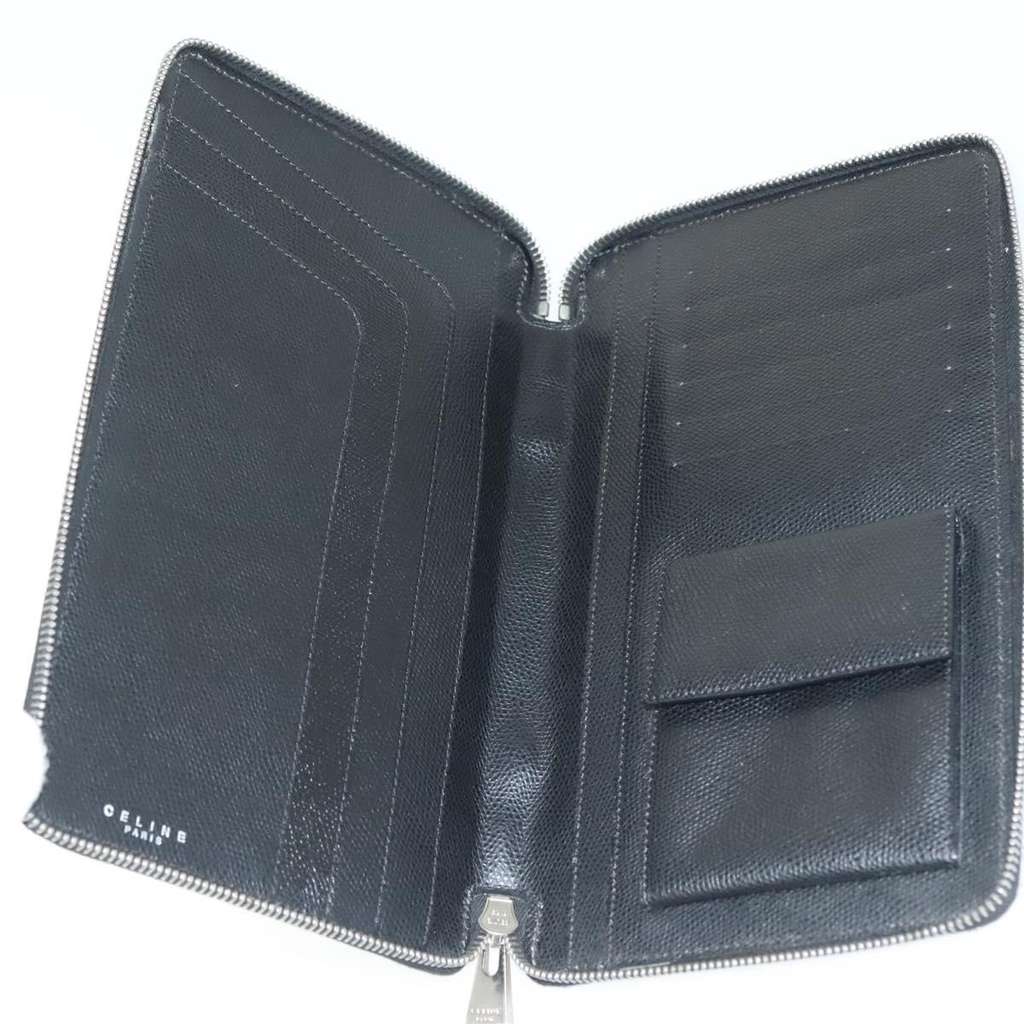 Celine Travel Organizer Black Leather Good condition - Box View
