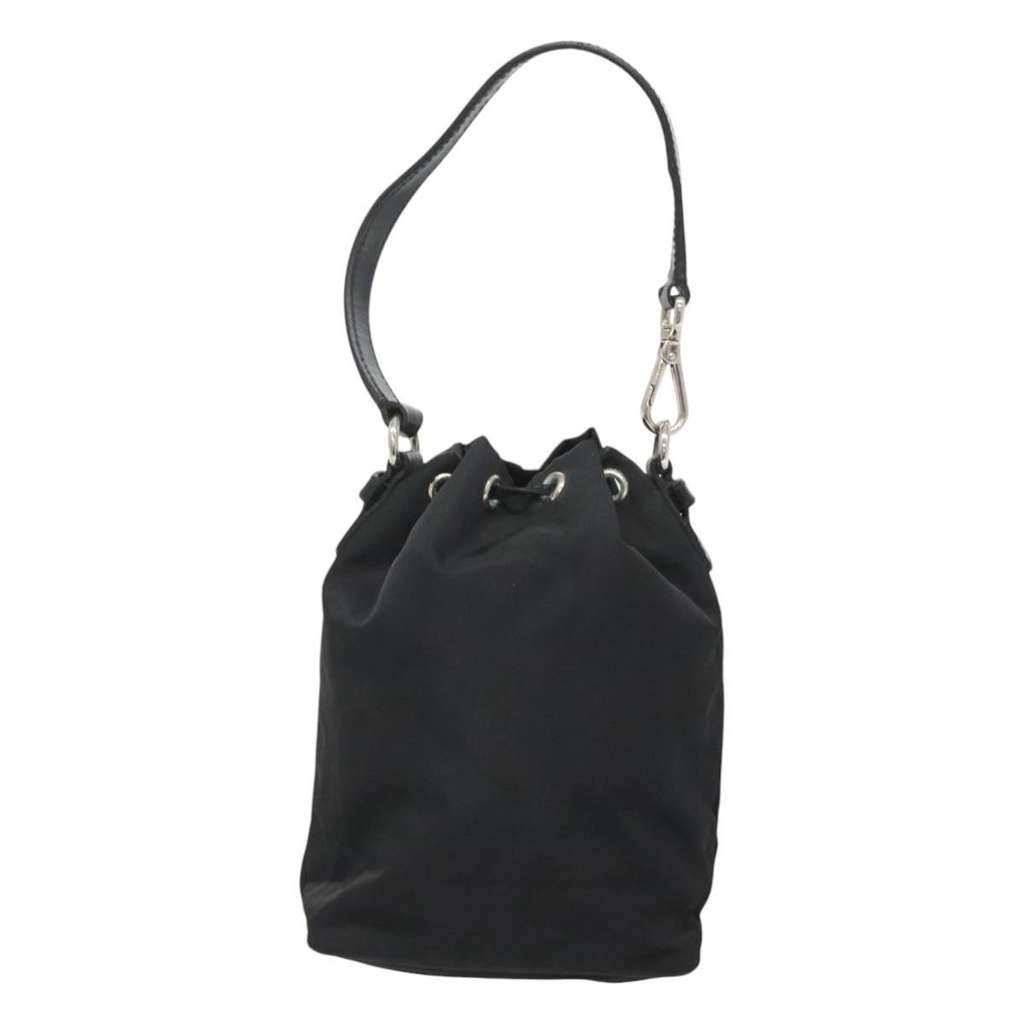 Prada Drawstring Pouch Black Good condition - Back View