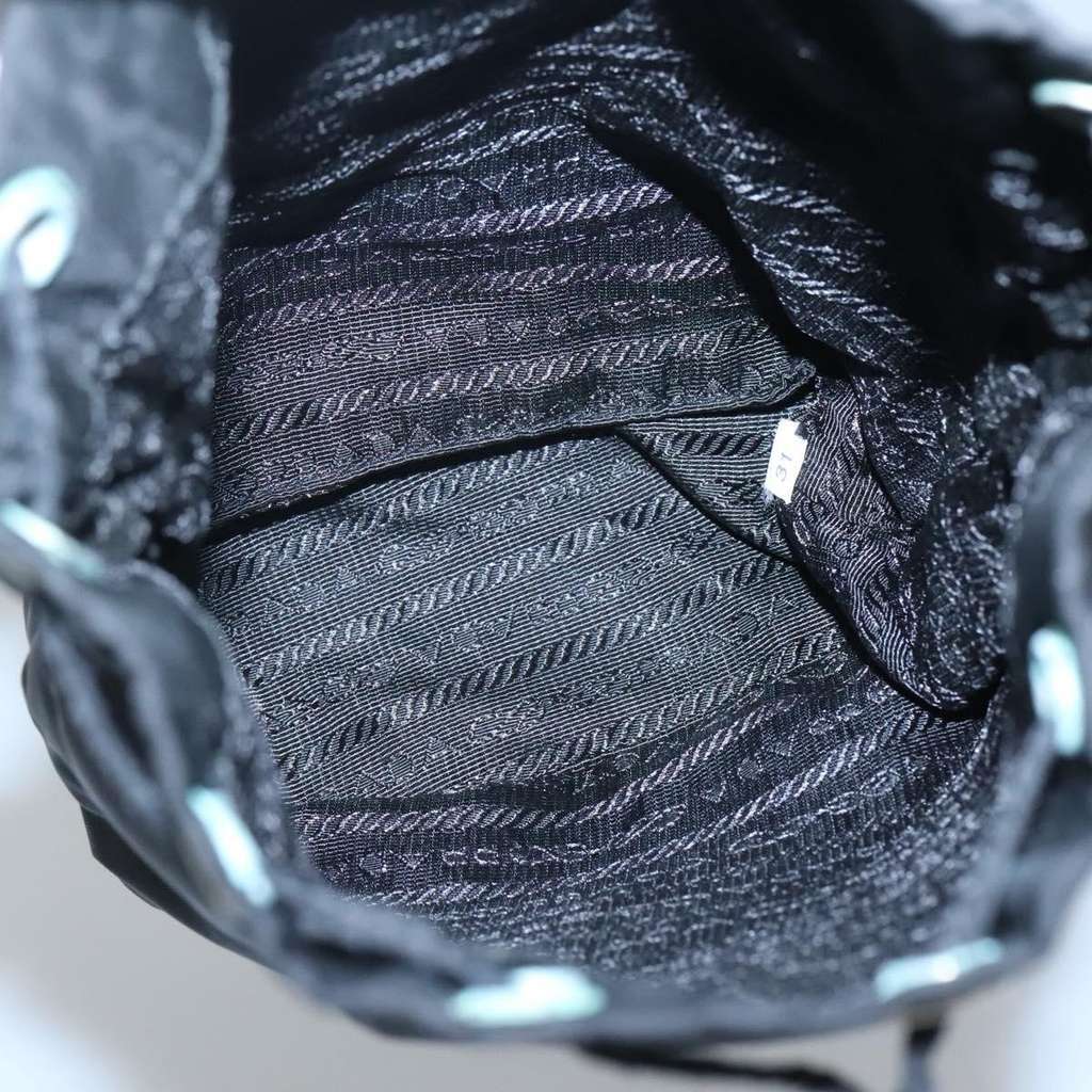 Prada Drawstring Pouch Black Good condition - Box View