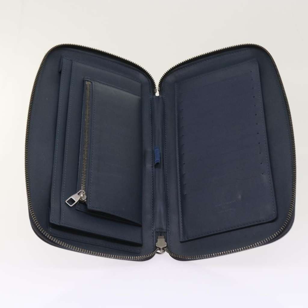 Louis Vuitton Organiser Atholl Black Leather Good condition - Box View