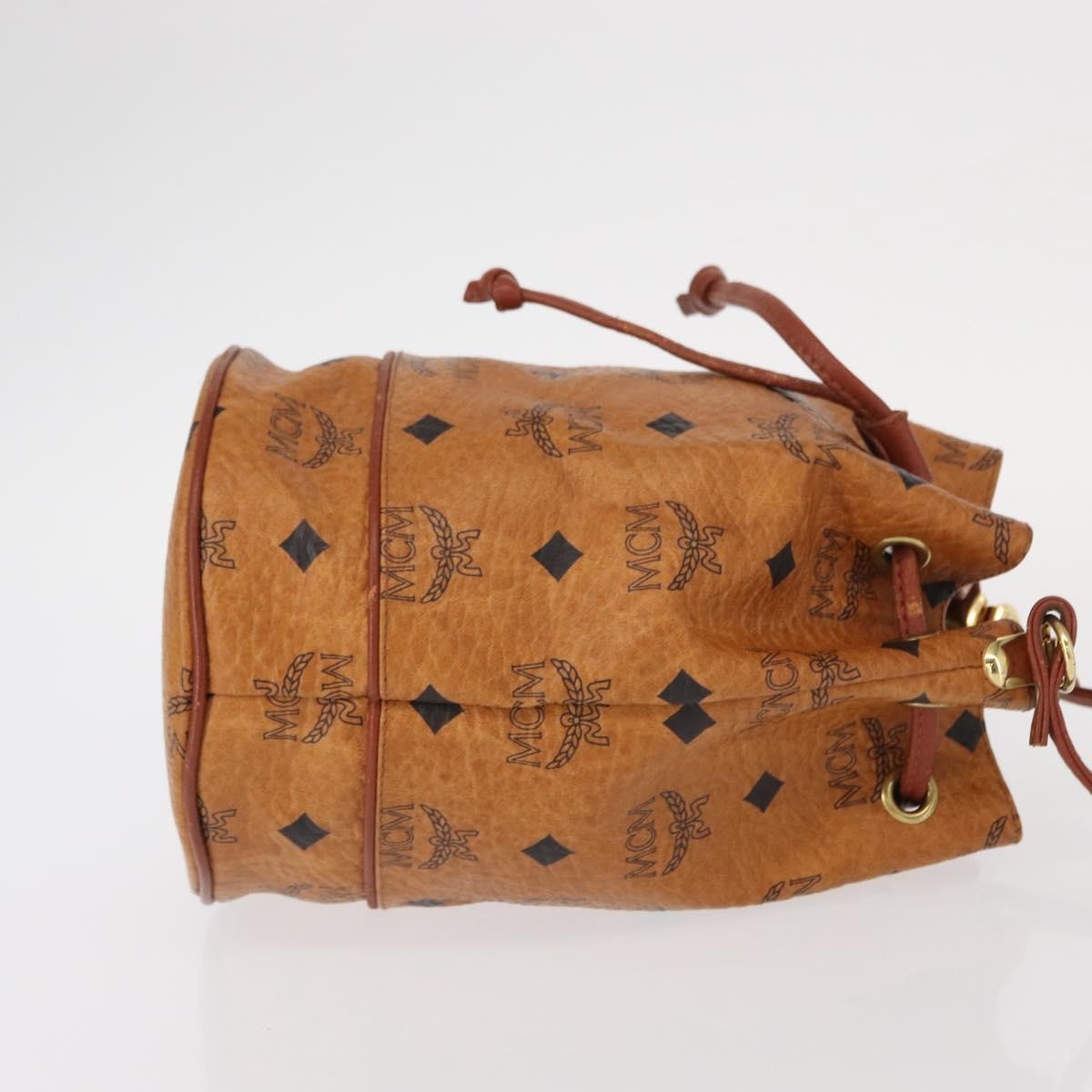 Mcm Visetos Shoulder bag Brown Canvas Good condition - Inside View