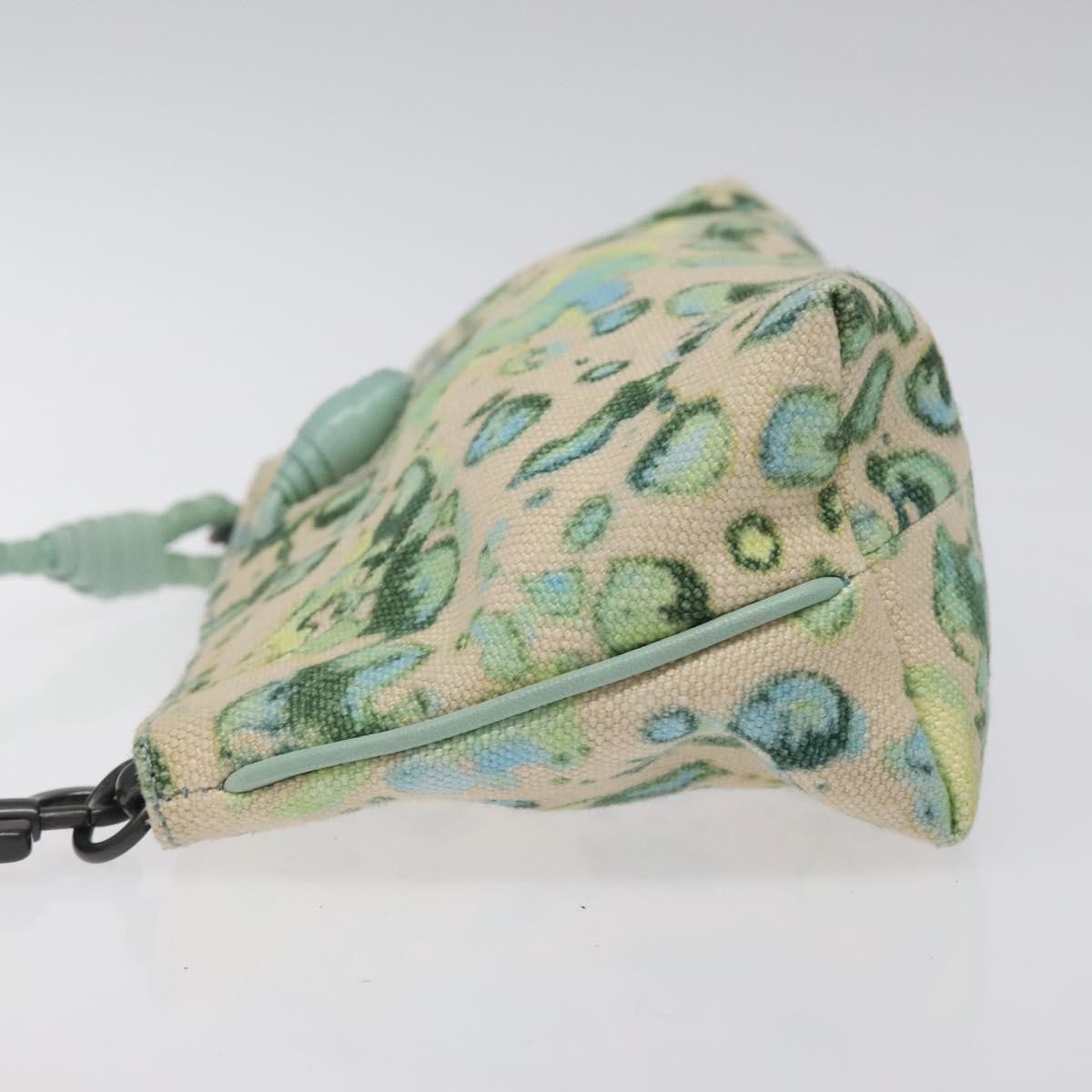 Bottega Veneta Vintage Shoulder Bag Green Canvas Good condition - Model View