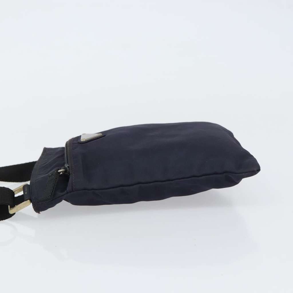 Prada Flat Messenger Bag Purple Fair condition - Model View