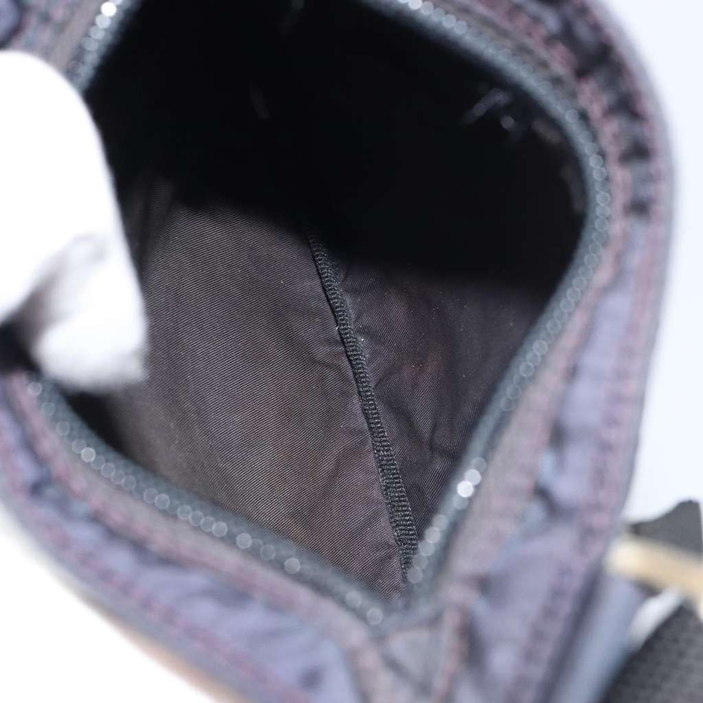 Prada Flat Messenger Bag Purple Fair condition - Box View