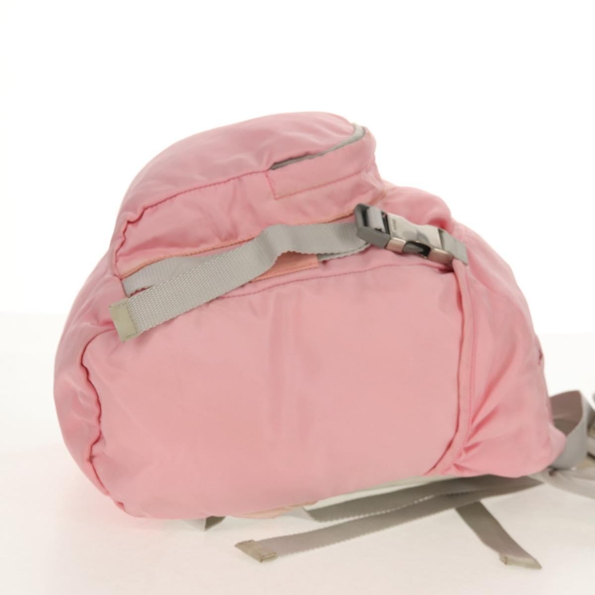 Prada Double Buckle Backpack Pink Good condition - Model View