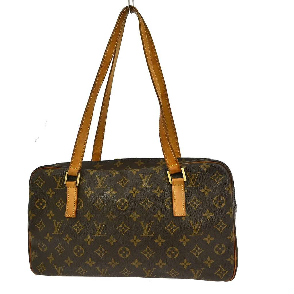 Louis Vuitton Cite Handbag Brown Canvas Fair condition - Back View
