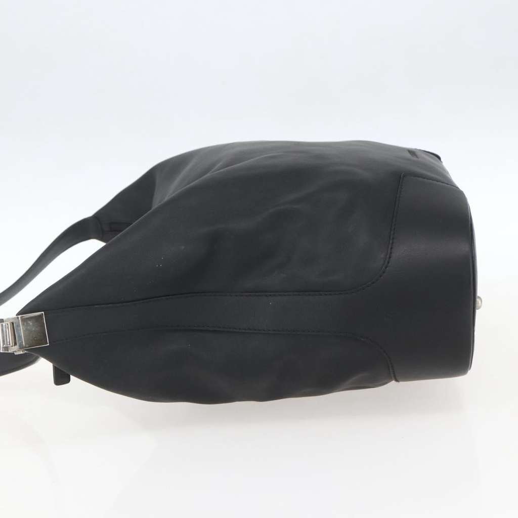 Loewe Vintage Shoulder Bag Black Leather Good condition - Inside View