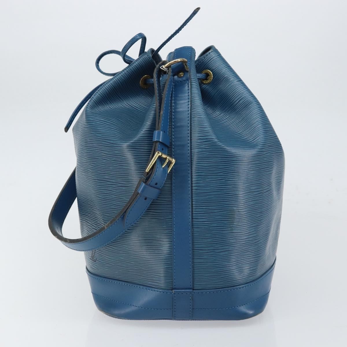 Louis Vuitton Noe Handbag Blue Leather Fair condition - Inside View