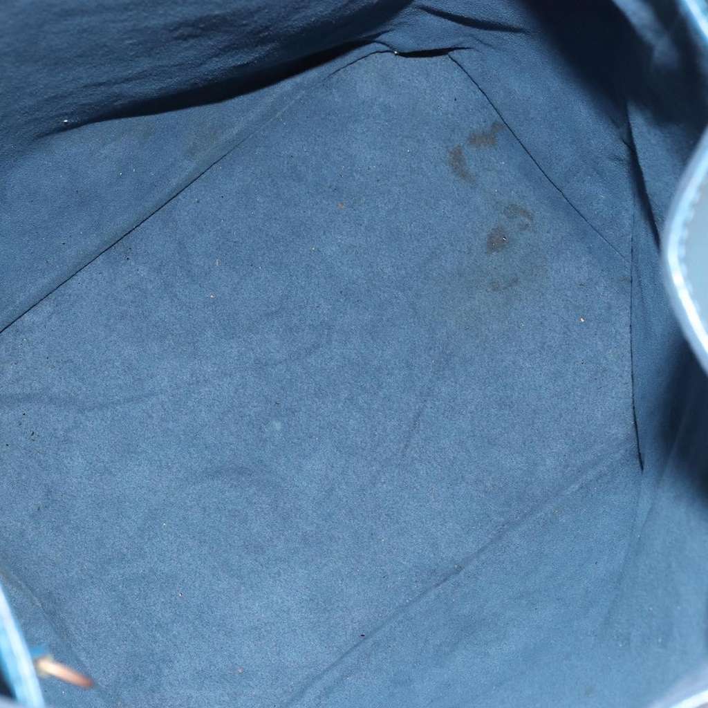 Louis Vuitton Noe Handbag Blue Leather Fair condition - Box View