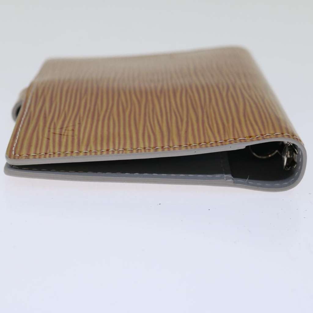 Louis Vuitton Agenda Cover Orange Leather Good condition - Model View