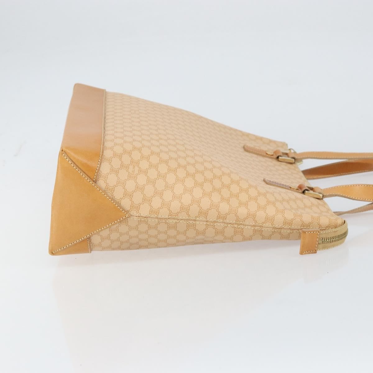 Celine Vintage Macadam Tote bag Beige Canvas Good condition - Inside View