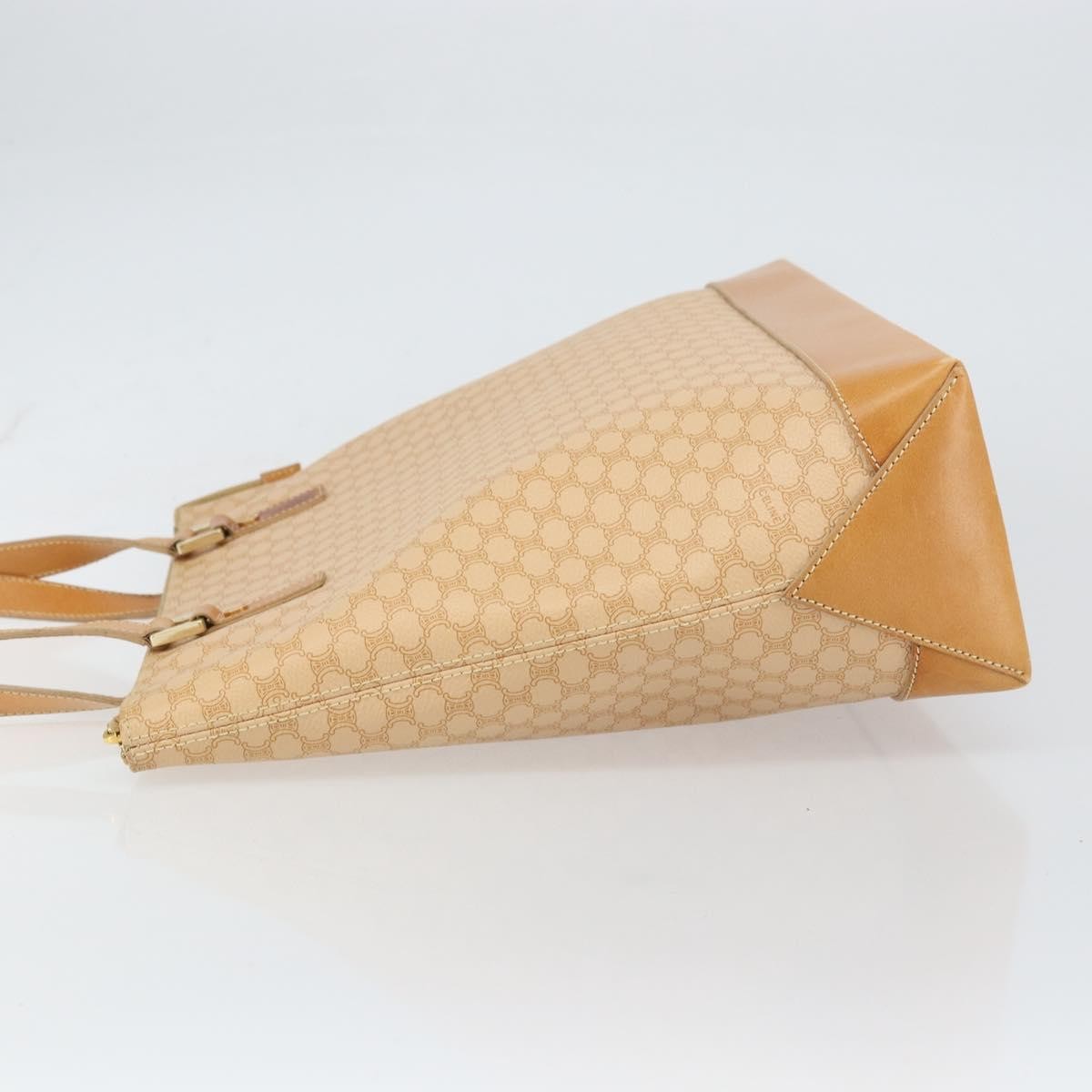 Celine Vintage Macadam Tote bag Beige Canvas Good condition - Model View