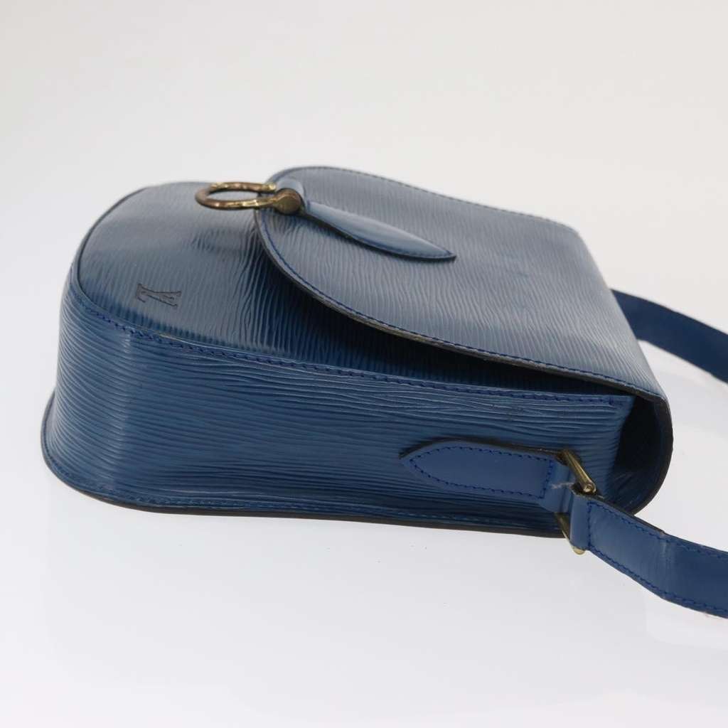 Louis Vuitton Saint Cloud Handbag Blue Leather Fair condition - Inside View