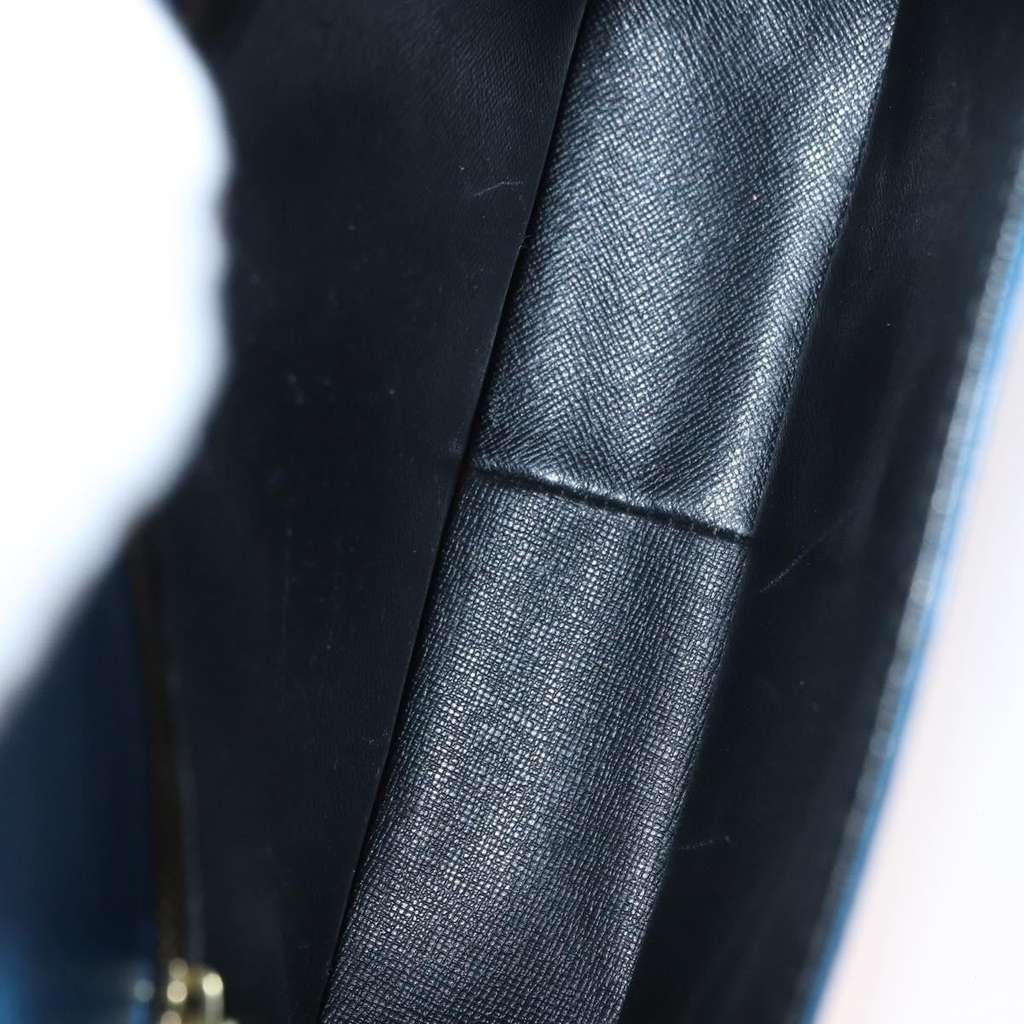 Louis Vuitton Saint Cloud Handbag Blue Leather Fair condition - Box View