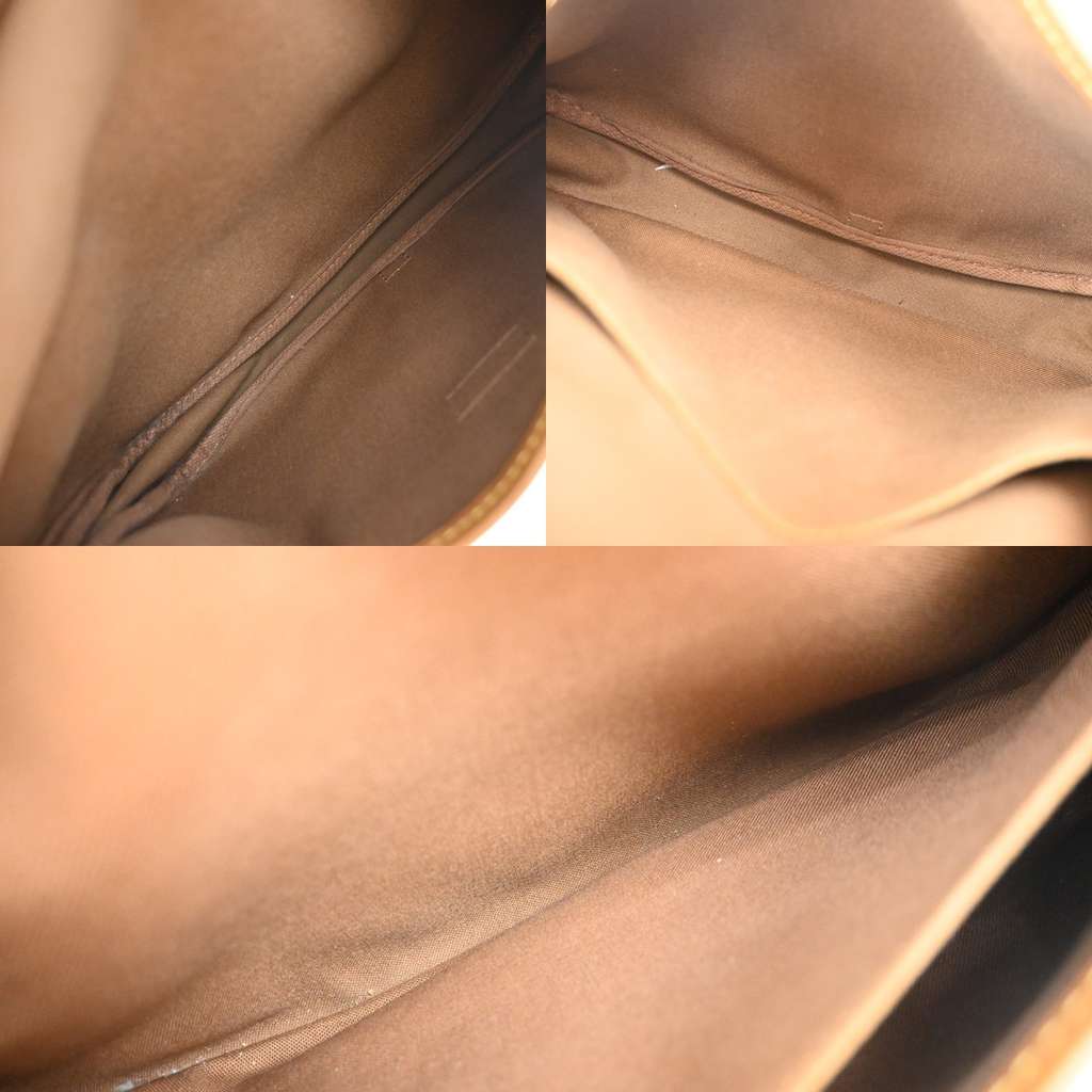 Louis Vuitton Saumur Handbag Brown Canvas Good condition - Box View