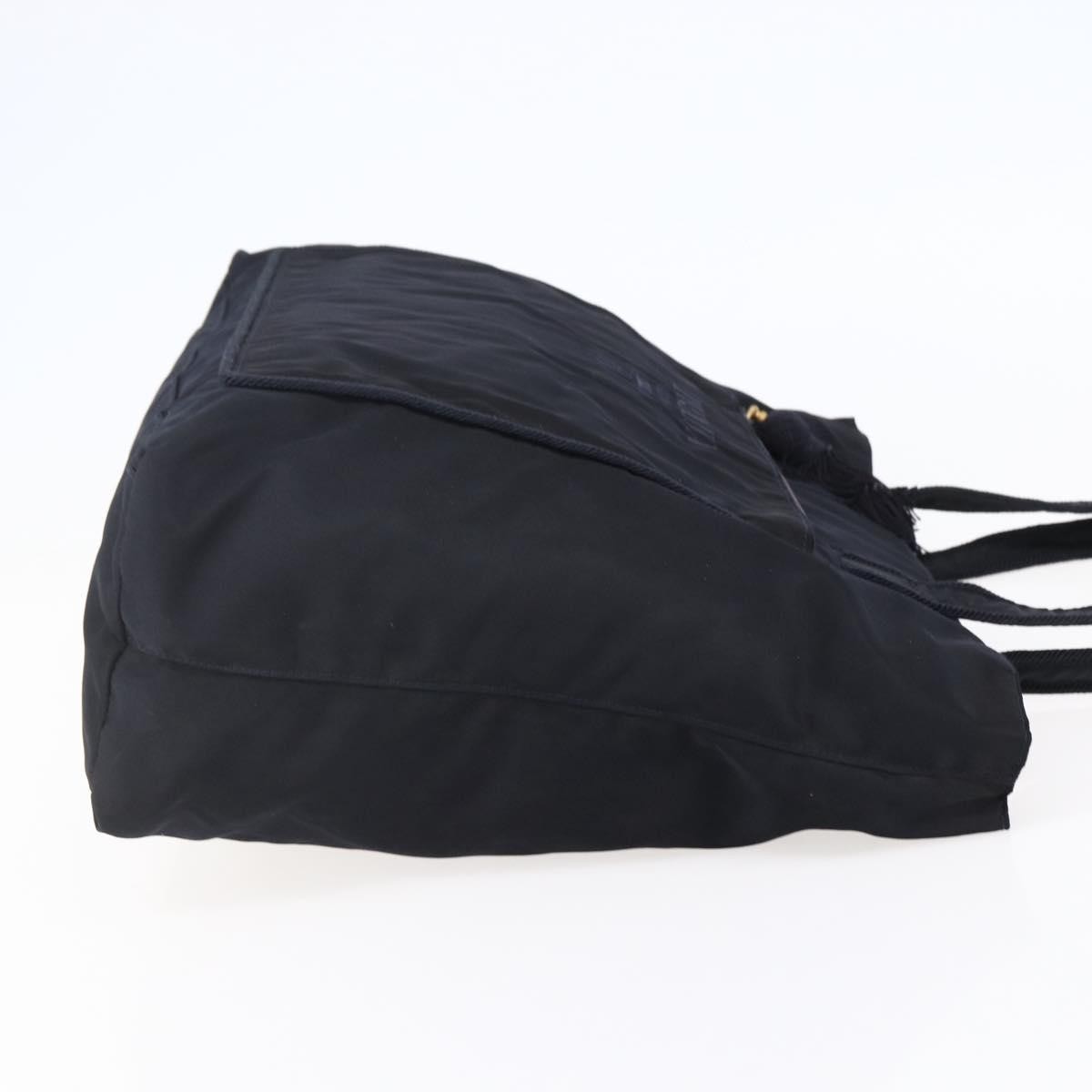 Prada Front Pocket Zip Tote Black Good condition - Model View