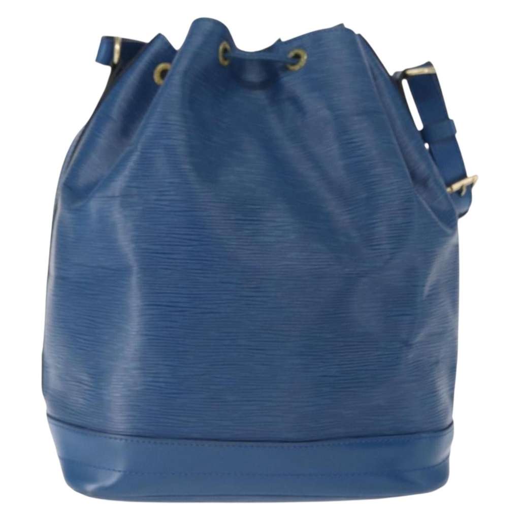 Louis Vuitton Noe Handbag Blue Leather Fair condition - Back View