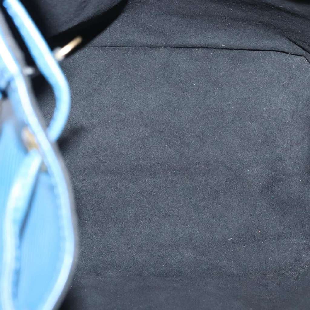 Louis Vuitton Noe Handbag Blue Leather Fair condition - Box View